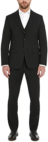 Raphael Men's Regular Classic Fit Solid Color 2 Button Mens Suit