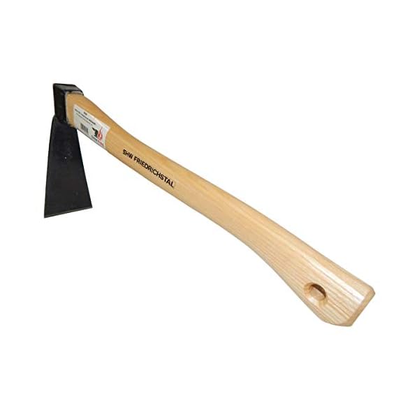 SHW-FIRE Forst-Handhacke, Hochwertig geschmiedet und scharf geschliffen mit 45cm Stiel – Bild 5