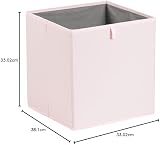 Amazon Basics Collapsible Fabric Storage Cubes Pack of 6 Peony Pink 33 x 38 x view 6