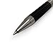 Zebra G-301 Retractable Rollerball Pen - Stainless Steel Barrel - 0.7mm - Black Ink - Pack of 6