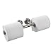 KES Bath Double Roll Toilet Paper Holder Wall Mount Dual Tissue Hook SUS304 Stainless Steel, Brushed Finish, BPH202S2-2