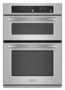 KitchenAid Architect Series II KEMS308SSS 30 Microwave Combination Wall Oven, Convection, Self Cln
