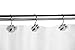 YOTOZU Paw Print - Shower Curtain Hooks, Polished Chrome, Includes a Set of 12 - Give Your Restroom What It Deserves Now