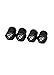 Health mall Wheel Center Caps and Tire Valve Stem Caps Emblem 68mm Rim Center Hub Caps for E30 325i 328i E36 E46 E34 E39 E60 E65 E38 Wheels Logo Black & White Color