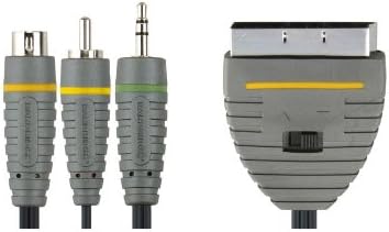 Bandridge 5m Switchable SCART to RCA 3.5mm AV/S-Video Multimedia Cable