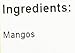 Mother Earth Products Freeze Dried Mangos, Quart Jar