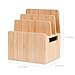 MobileVision Bamboo Charging Station Stand New Version II for Smartphones & Tablets Includes Powermod 5-USB Charging Strip