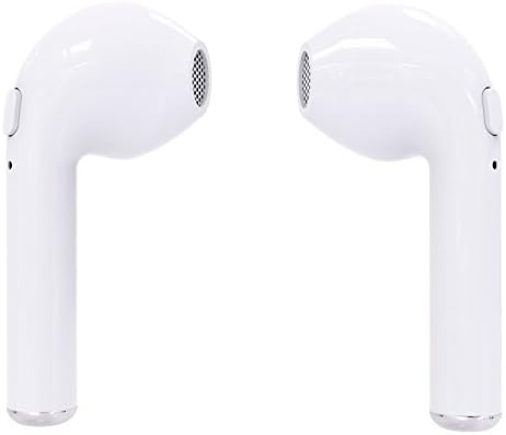 GALLERY-True Wireless Stereo Earbuds, Bluetooth V4.2 Sports Headphones Mini In-Ear Headsets for iPhone &amp; Android Smartphones Earphone arpiece Sweatproof Noise Cancelling (White)