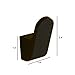 Marmolux Acc Robe Hook, Stainless Steel Towel/Robe Entryway Door Coat Hook Single Clothes Hat Hanger Prong Organizer for Bathroom Kitchen Heavy Duty Hotel Style Wall Mounted Bath Accessory in Black