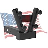 Hitch Flag Pole Holder,Truck Fag Pole Hitch Fits Standard 2 inch Hitch Receivers,Adapter Fit Jeep, RV, Camper, SUV, Pickup, Truck Fag Mount with Anti-Wobble Screw