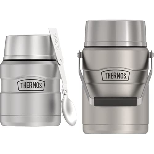 THERMOS 47oz Stainless King Food Jar with 16oz Jar Vacuum Insulated