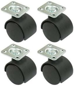 TWIN WHEEL FURNITURE CASTORS (50MM) PACK OF 4 MP-50