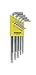 Bondhus 16937 Set of 13 Balldriver L-wrenches with BriteGuard Finish, Long Length, sizes .050-3/8-Inch