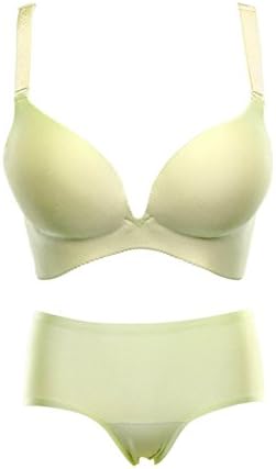 HFDSTRH GHRHA Wheel-Free Sexy Bra Glossy America Back Seamless Sleep Bra-A 70B