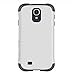 Ballistic Protective Cover for Cellular Phone for Samsung Galaxy S4 - Retail Packaging - White/Gray