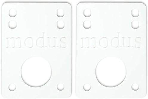 Modus Riser Pad Set 1/8" White Skateboarding Risers Pads