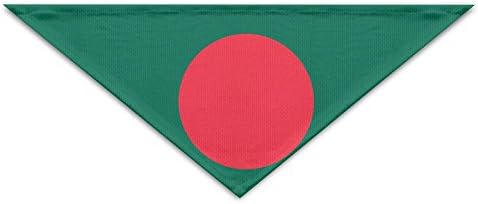 Bangladesh Flag Bandana Triangle Neckerchief Bibs Scarfs Accessories For Pet Cats And Baby Puppies The Saliva Dog Towel