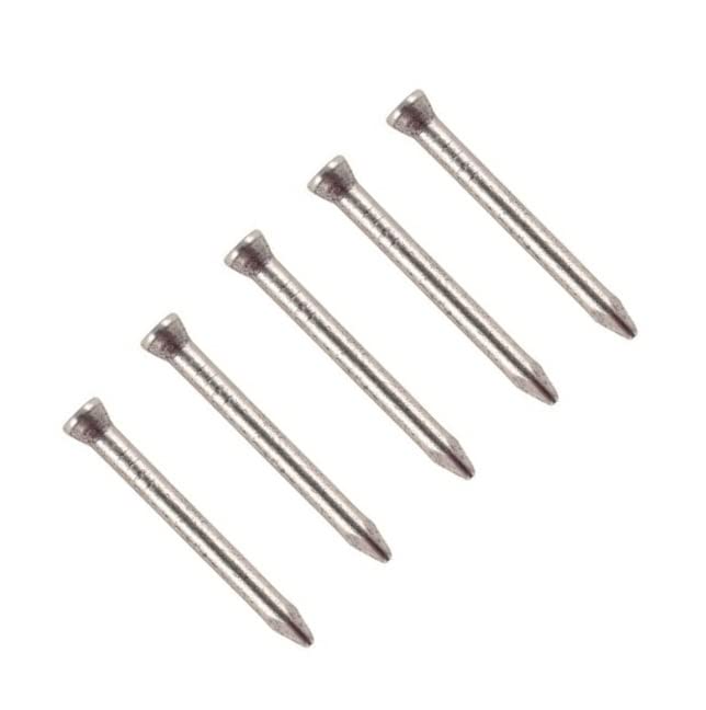 TERF® 25mm X 1.60mm Bright Finish Panel Pins 25mm (1.5 inch) X 1.60mm Panel Pins Nails For Soft and Harboard Cabinet and Joinery Work Furniture Craft and General Purpose Use - Pack of 500