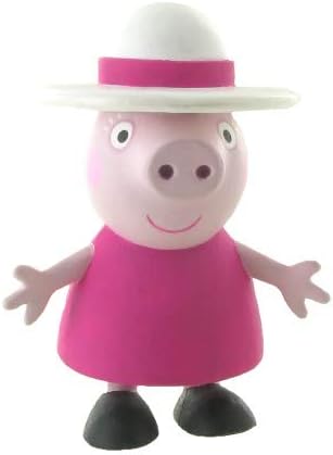Lote 4 Figuras Comansi Peppa Pig. Peppa - George - Abuelo Pig - Abuela Pig + Regalo: Amazon.es: Juguetes y juegos