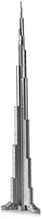 Silver Burj Khalifa Replica Plastic Model for Home and Office Decoration