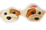Brittany's Light Brown Puppy Slippers Compatible with American Girl Dolls