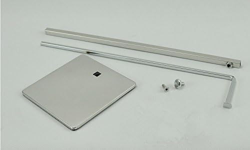 General Metal Handbag Display Stand Holder, Stainless Steel & Iron, Adjustable Height 40-66cm, Silver - Image 5