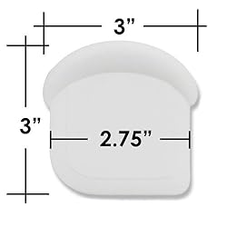 MinWill Brands Fiore Square Glass Salad Bowls with