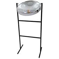 Jumbie Jam Authentic Steel Drum Kit Chrome Finish with Tube Floor Stand