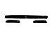Auto Ventshade [AVS] Bugflector Deluxe | Fits 1994 - 2001 Dodge Ram 1500, 1994 - 2002 Ram 2500 & 3500 | High Profile Bug Deflector - 3 pcs., Dark Smoke | 45551