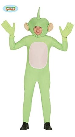 grüner Alien - Kostüm für Herren Gr. M/L, Größe:L