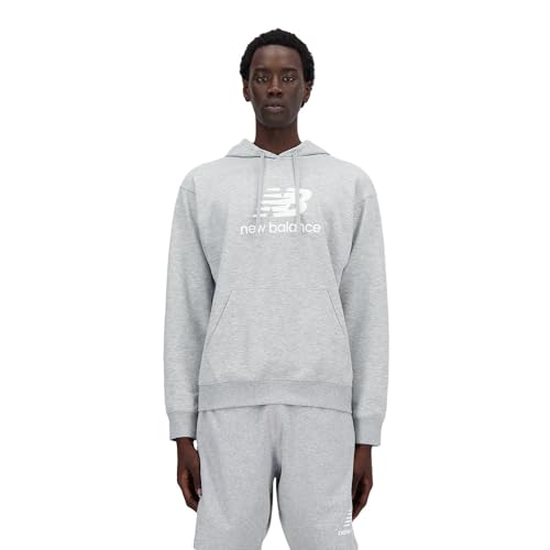 New Balance Stacked Logo スウェットフーディー (MT41501)