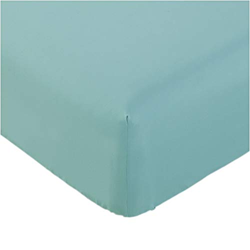 Mellanni Fitted Sheet Cal-King Baby-Blue Brushed Microfiber 1800 Bedding - Wrinkle, Fade, Stain Resistant - Hypoallergenic - (Cal King, Baby Blue)