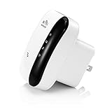 WiFi Range Extender Repeater Amplifier 300Mbps Wireless-N Repeater 2.4G AP High Speed Signal Booster Access Point Amplifier Network Adapter Repeater/AP Modes Comply 802.11 b/g/n with WPS(US Plug)