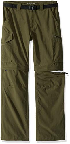 Columbia Men's Silver Ridge Convertible Pants, Peat Moss, 42x28