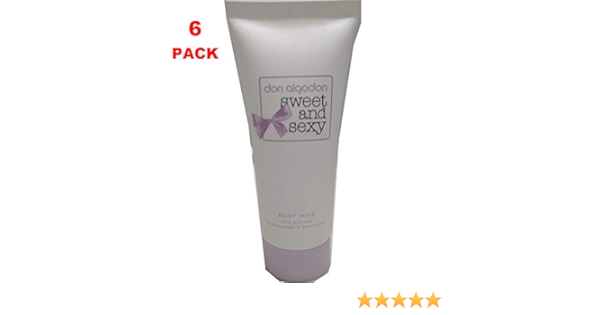 Don Algodon Sweet and Sexy Body Milk 100ml lote de 6 unidades: Amazon.es: Belleza