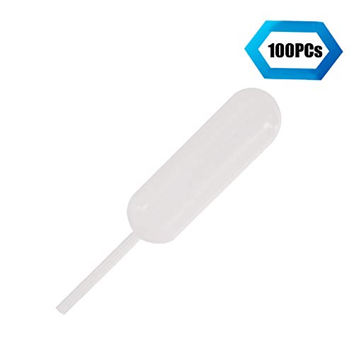 Pipettes-4ml Disposable Pipettes -Disposable Droppers-100 Pipettes Transfer Pipettes Dropper Pipettes Small Funnels Cupcake Decorating Candy Decorating Strawberries Mini Cakes