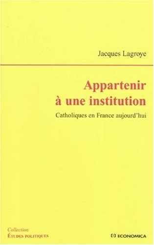 Appartenir à une institution