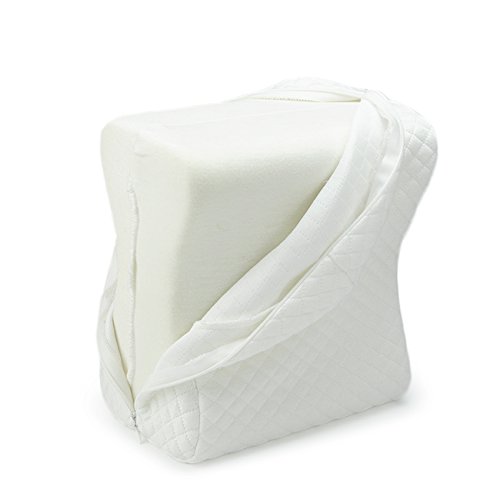 Orthopedic Memory Foam Knee Positioning Pillow for Side Sleepers with Travel Bag