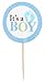 Wilton 2113-0858 Cupcake Picks, Baby Boy It's a Boy, 24-Pack