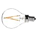 HERO-LED G14-DS-2W-WW27 Dimmable G14 E12 2W Candelabra Style LED Vintage Antique Filament Bulb, 25W Equivalent, Warm White 2700K, 4-Pack