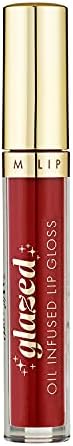 Barry M Glazed Oil Infused Red Lip Gloss So Intriguing Plum Almond Oil view 2