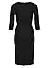 Newdow Lady Celebrity Classic Pleated Inspired Pencil Dress
