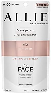 ALLIE Color Tuning UV AP SPF 50+/PA++++ Sunscreen Protection Apricot Pink Color Apricot and Osmanthus Scent SPF50+ PA+++ 1.4 oz (40 g)