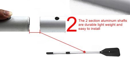 Salter Oars - 64'' locking oars for inflatable boats | 2 pcs set