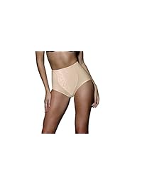 Bali Fajas calzoncillos de doble apoyo coordinado con panel de control de luz de la barriga de encaje, paquete de 2