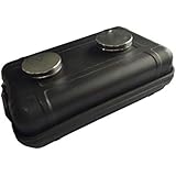 kaguster Waterproof Magnetic Stash Box (Black, double)