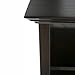 SIMPLIHOME Bedford SOLID WOOD Universal TV Media Stand, 53.9 inch Wide, Living Room Entertainment Center, Storage Cabinet with Glass Doors, for Flat Screen TVs up to 60 inches in Dark Tobacco Brown