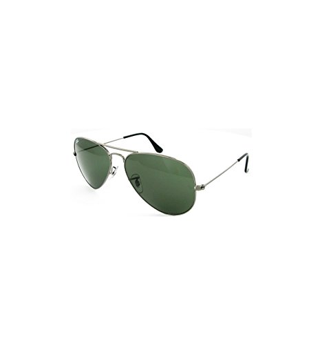 Ray-Ban RB3025 Classic Aviator Sunglasses, Green Classic G-15