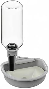 TOKAYIFE Pet Water Bottle Grey 480ml Anti-Overflow 2.5-4.5cm Bar Fit view 7