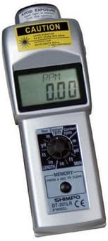 DT-205LR - LCD Contact/Non-Contact Handheld Laser Tachometer - Shimpo LCD Contact/Non-Contact Handheld Laser Tachometers, Nidec Shimpo America - Each